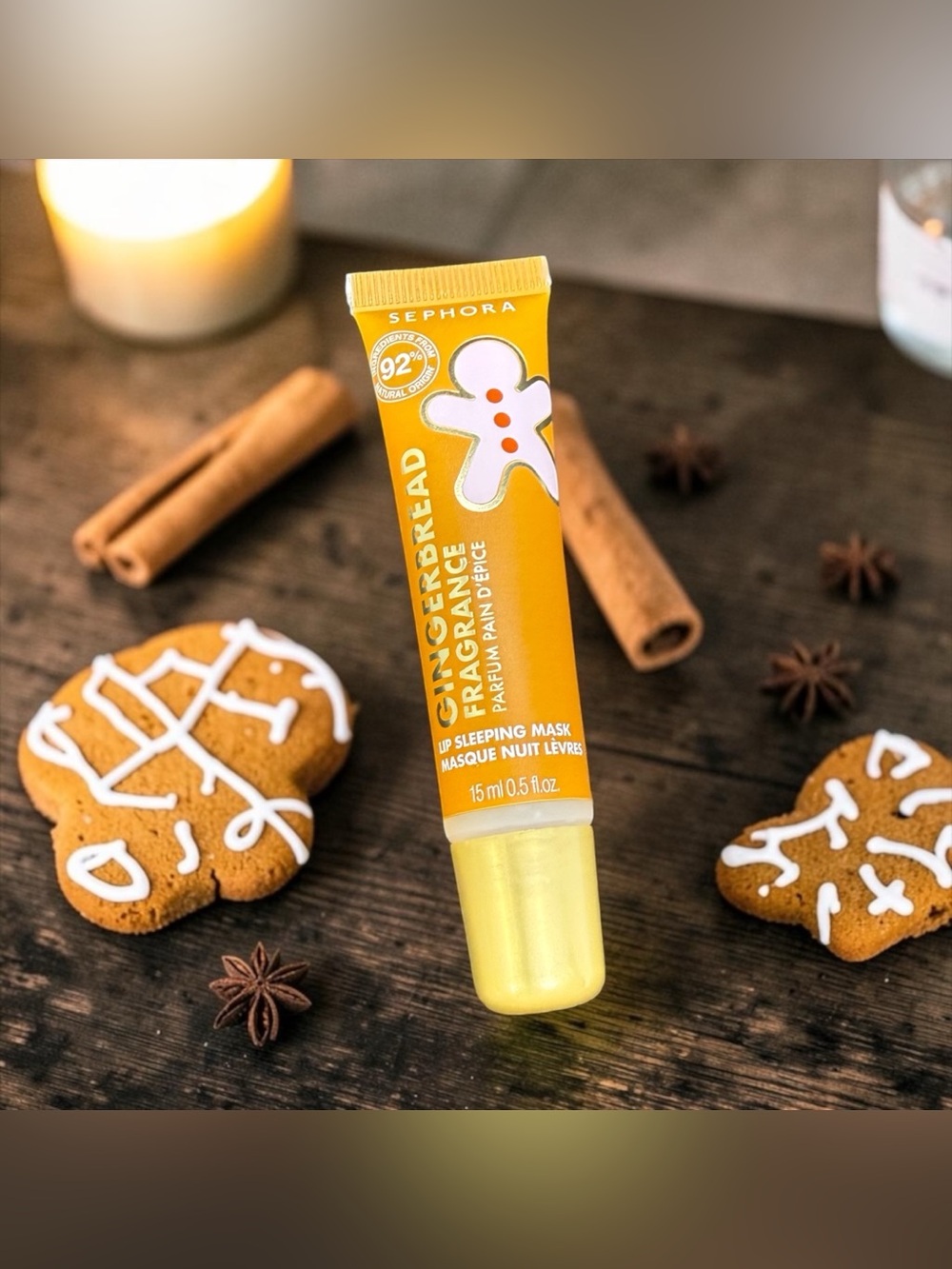 🏷️‼️5/$25🏷️‼️💛SEPHORA💛Gingerbread Lip Sleeping Mask/NIP